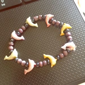 Baby size dolphin bracelet